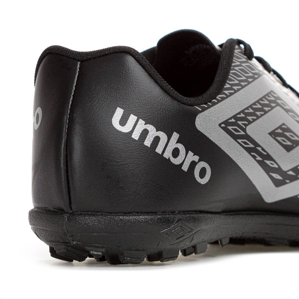 Chuteira Umbro Society X Diamond Preto e Cinza - Masculino Preto 7