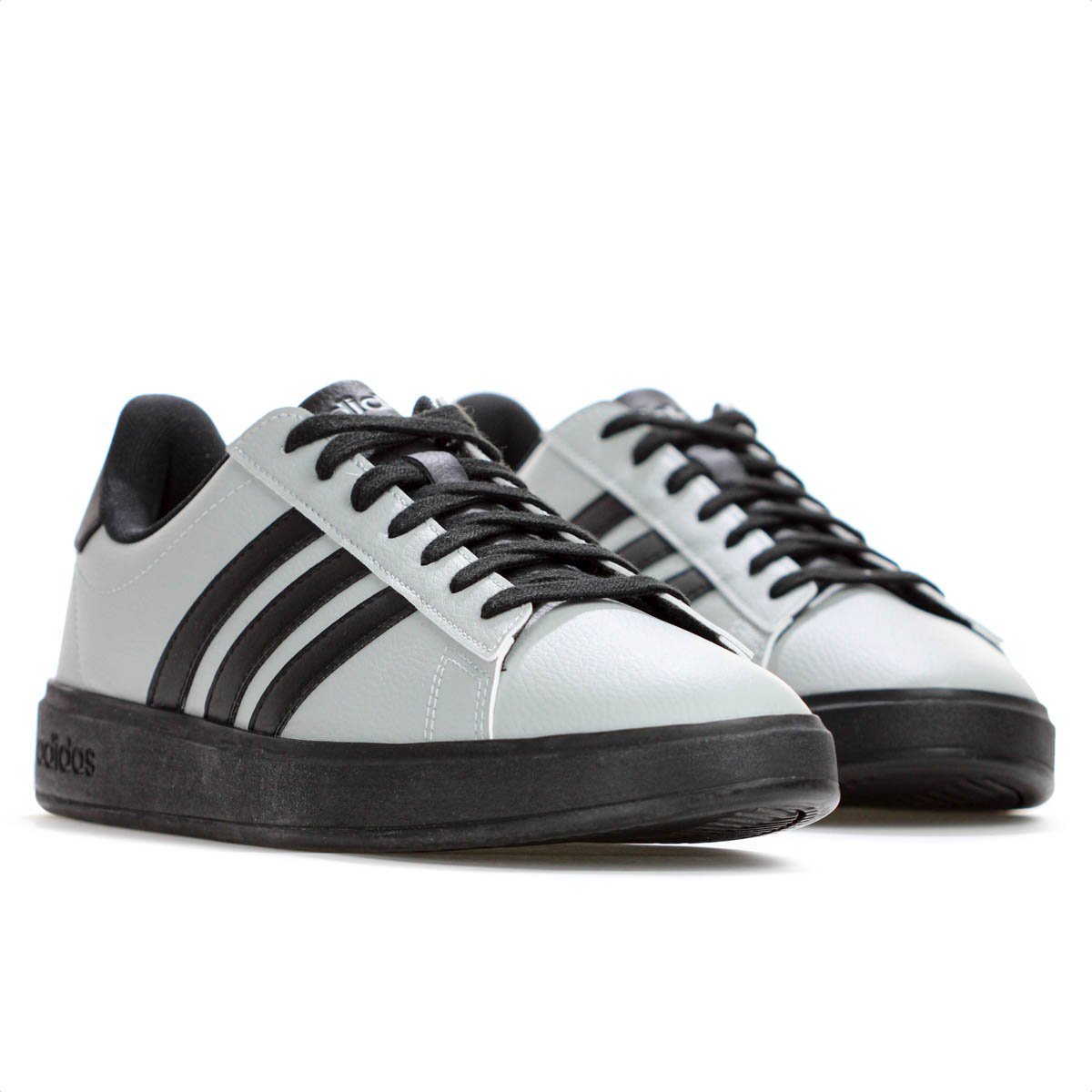 Tenis Adidas Grand Court 2.0 Cinza e Preto - Masculino Cinza 3