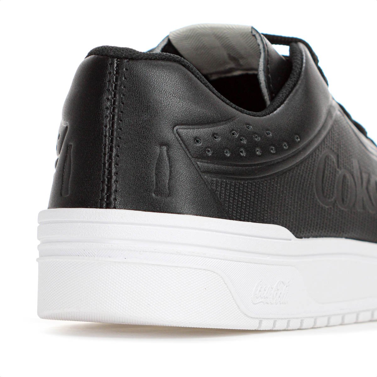 Tenis Coca Cola March Embossed Preto - Feminino Preto 7