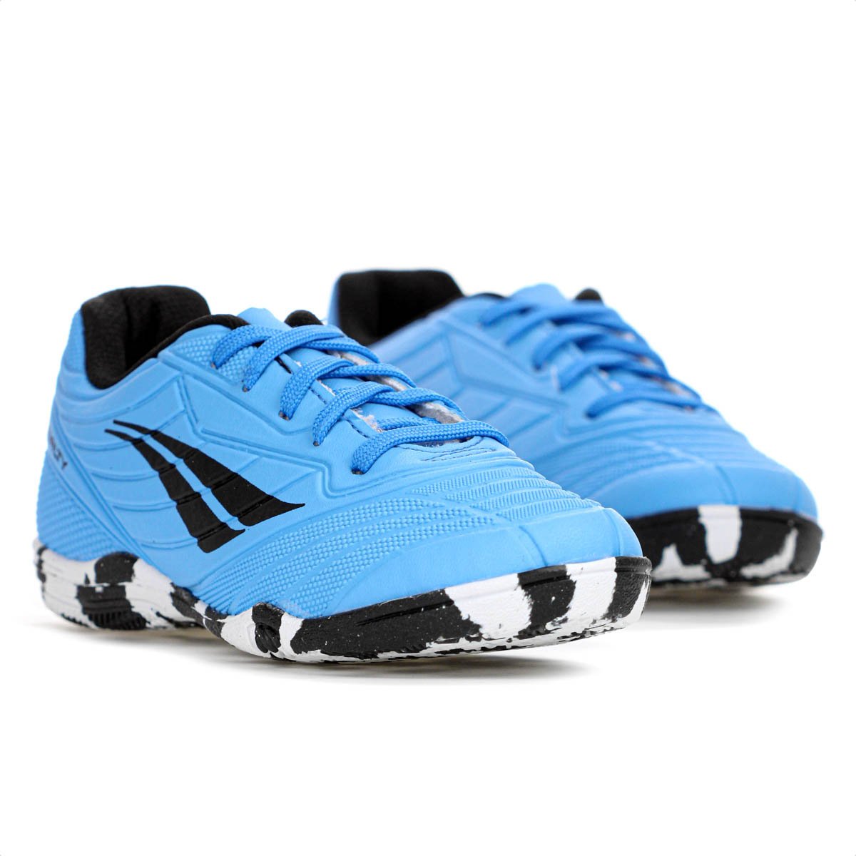 Chuteira Penalty Futsal Matis Kids XXI Azul e Preto - Infantil Azul 3