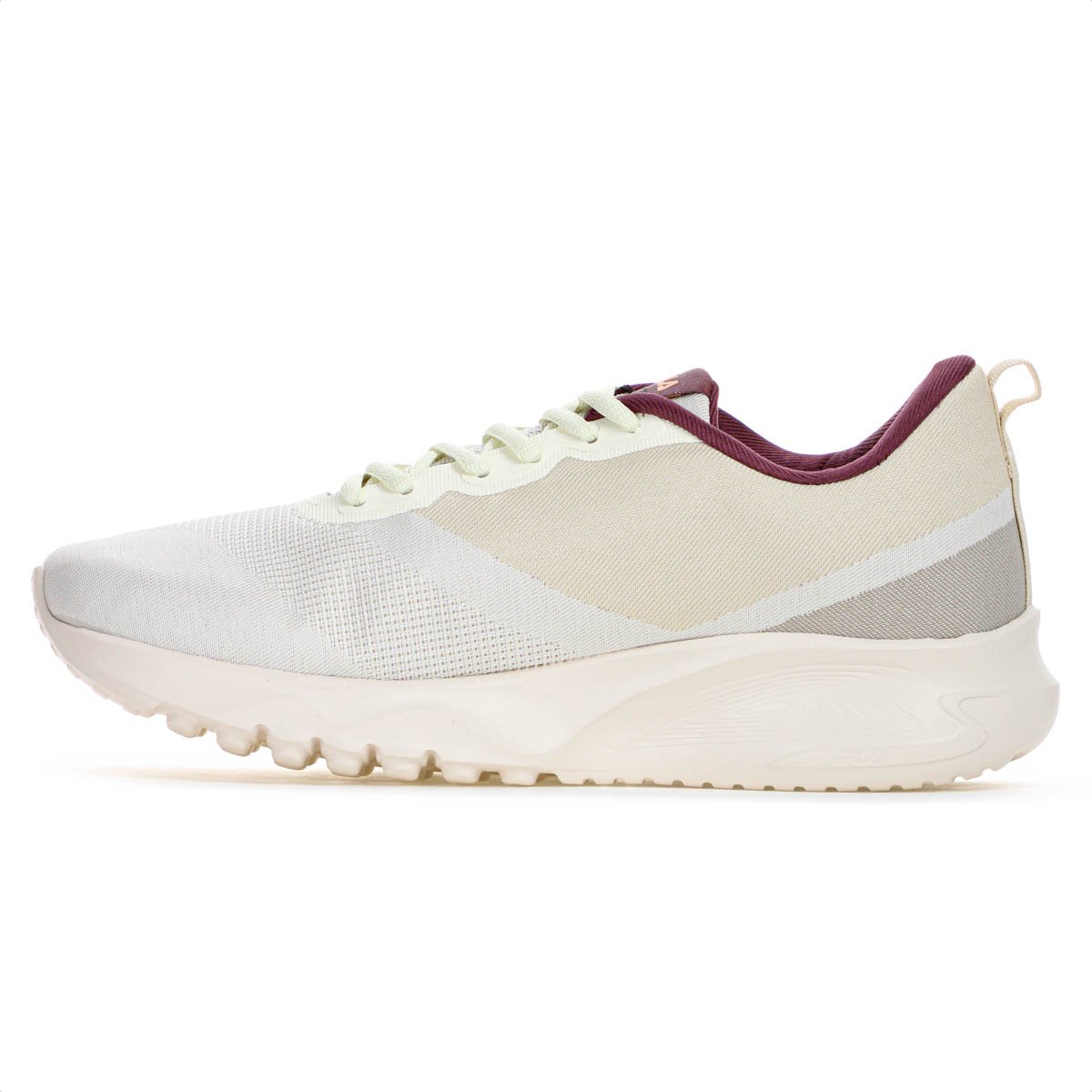 Tenis Fila Vector Creme Bege e Bordo - Feminino Bege 2