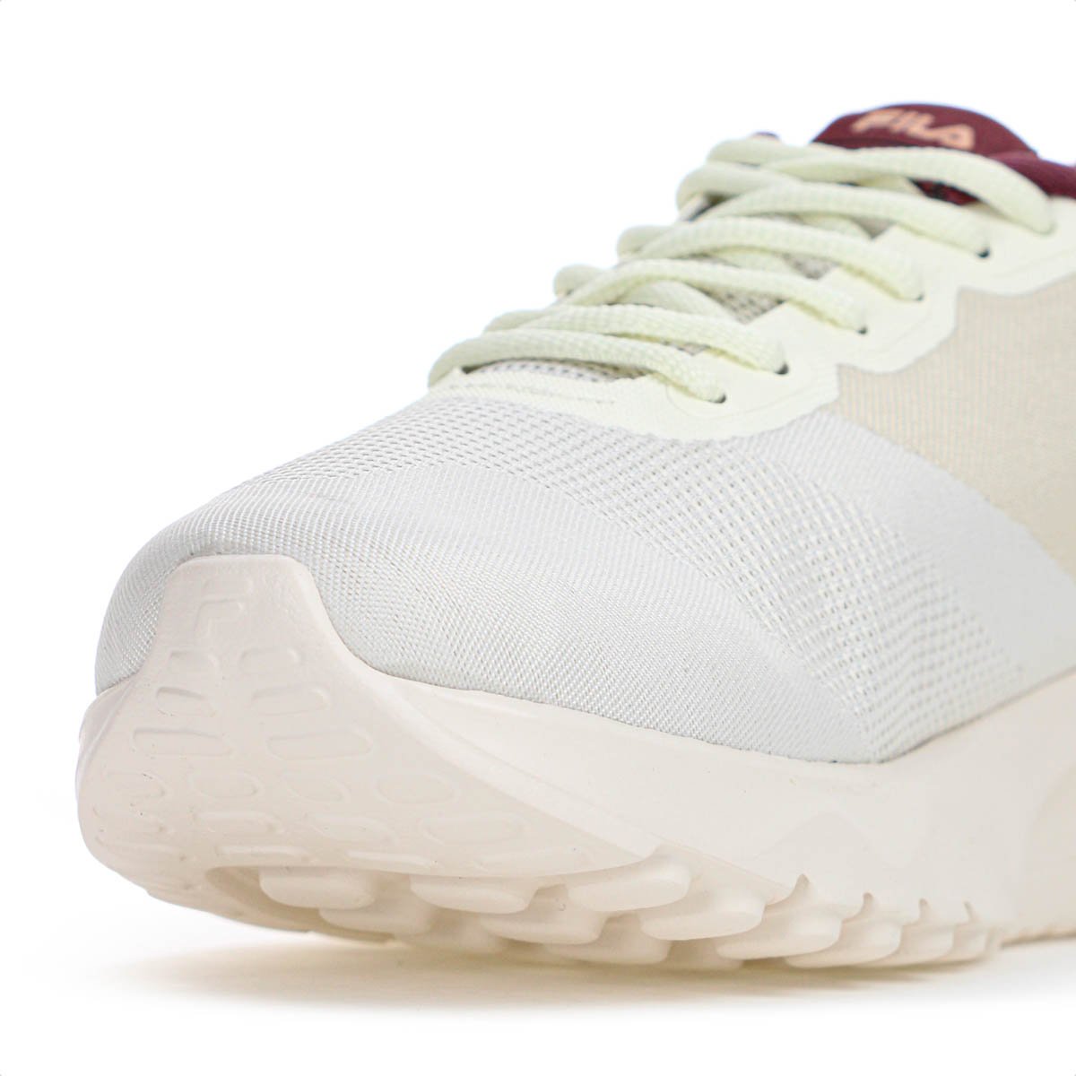 Tenis Fila Vector Creme Bege e Bordo - Feminino Bege 6