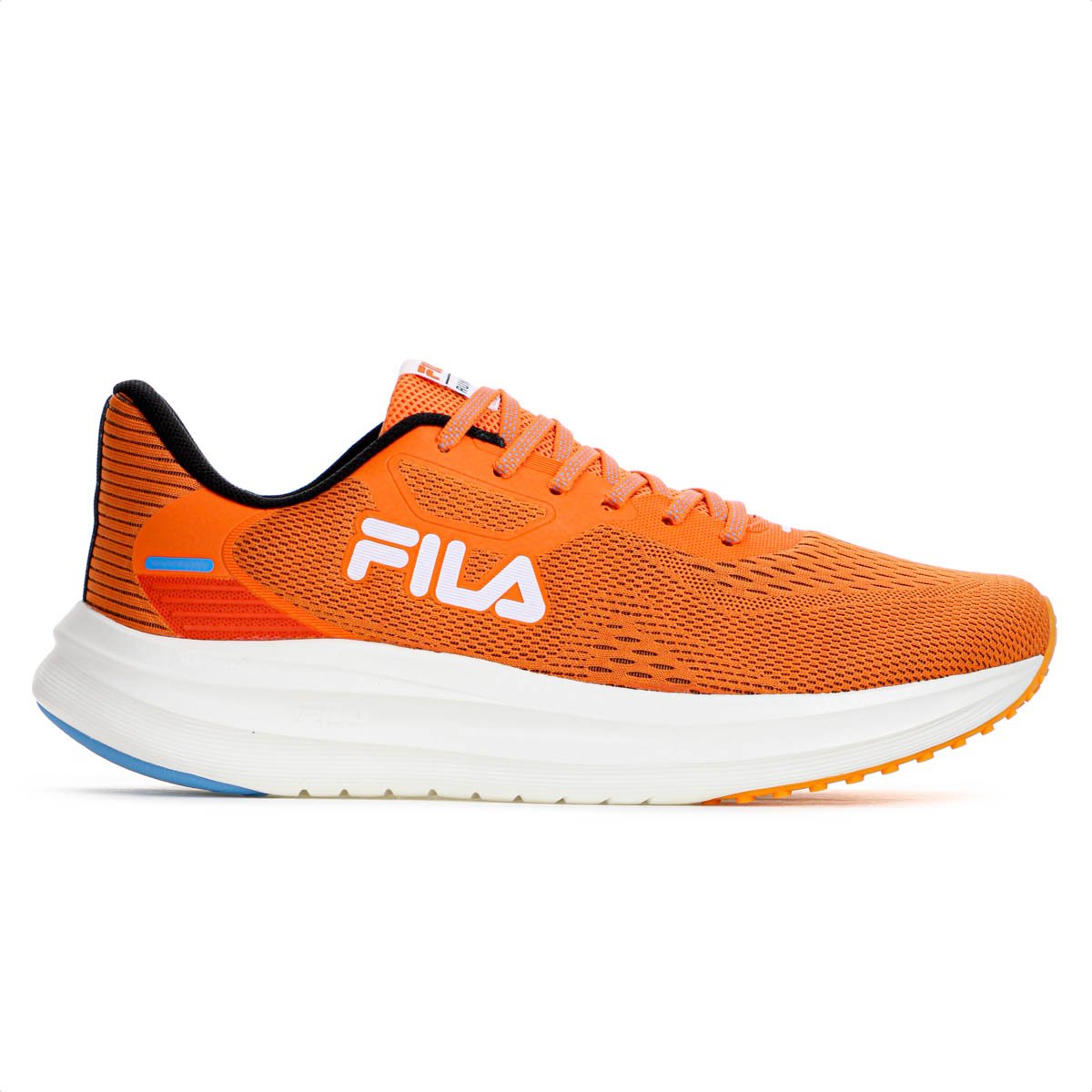 Tenis Fila Fastness Laranja Azul e Branco - Masculino