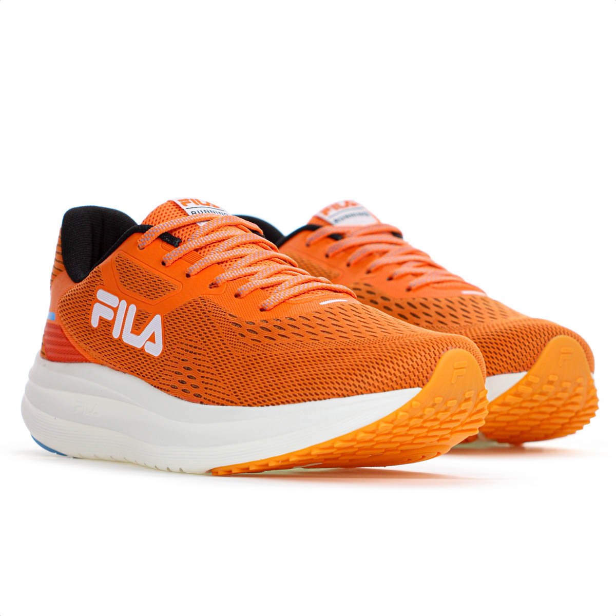 Tenis Fila Fastness Laranja Azul e Branco - Masculino Laranja 3