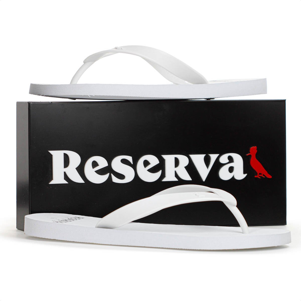 Chinelo Reserva Basic Saloon Branco - Masculino Branco 10