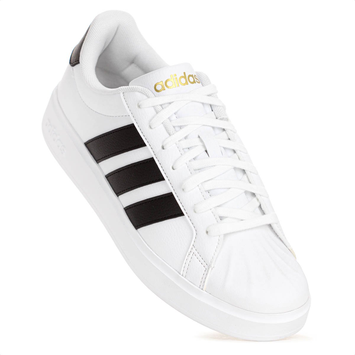 Tenis Adidas Streettalk Branco e Preto - Masculino Branco 3