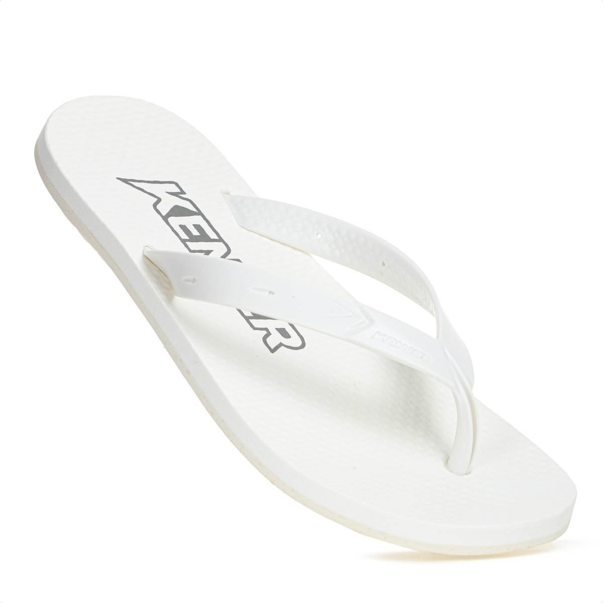 Chinelo Kenner New Summer Branco e Cinza - Juvenil Branco 5