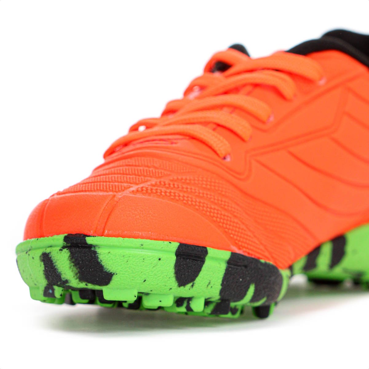 Chuteira Penalty Society Matis Kids XXI Laranja e Verde - Infantil Laranja 6