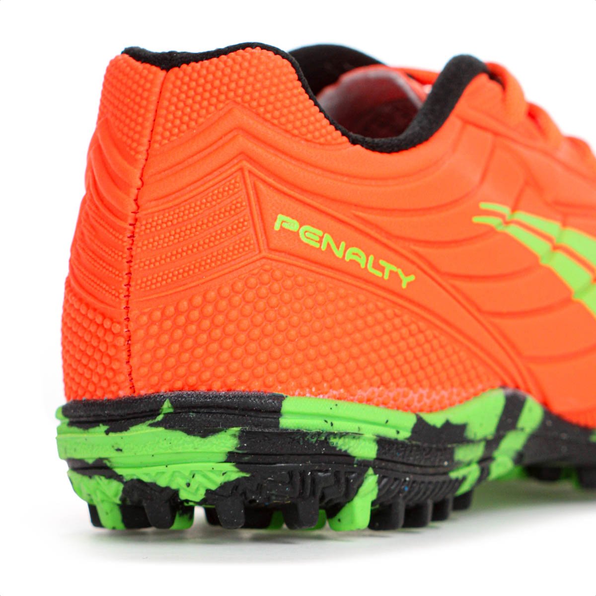 Chuteira Penalty Society Matis Kids XXI Laranja e Verde - Infantil Laranja 7