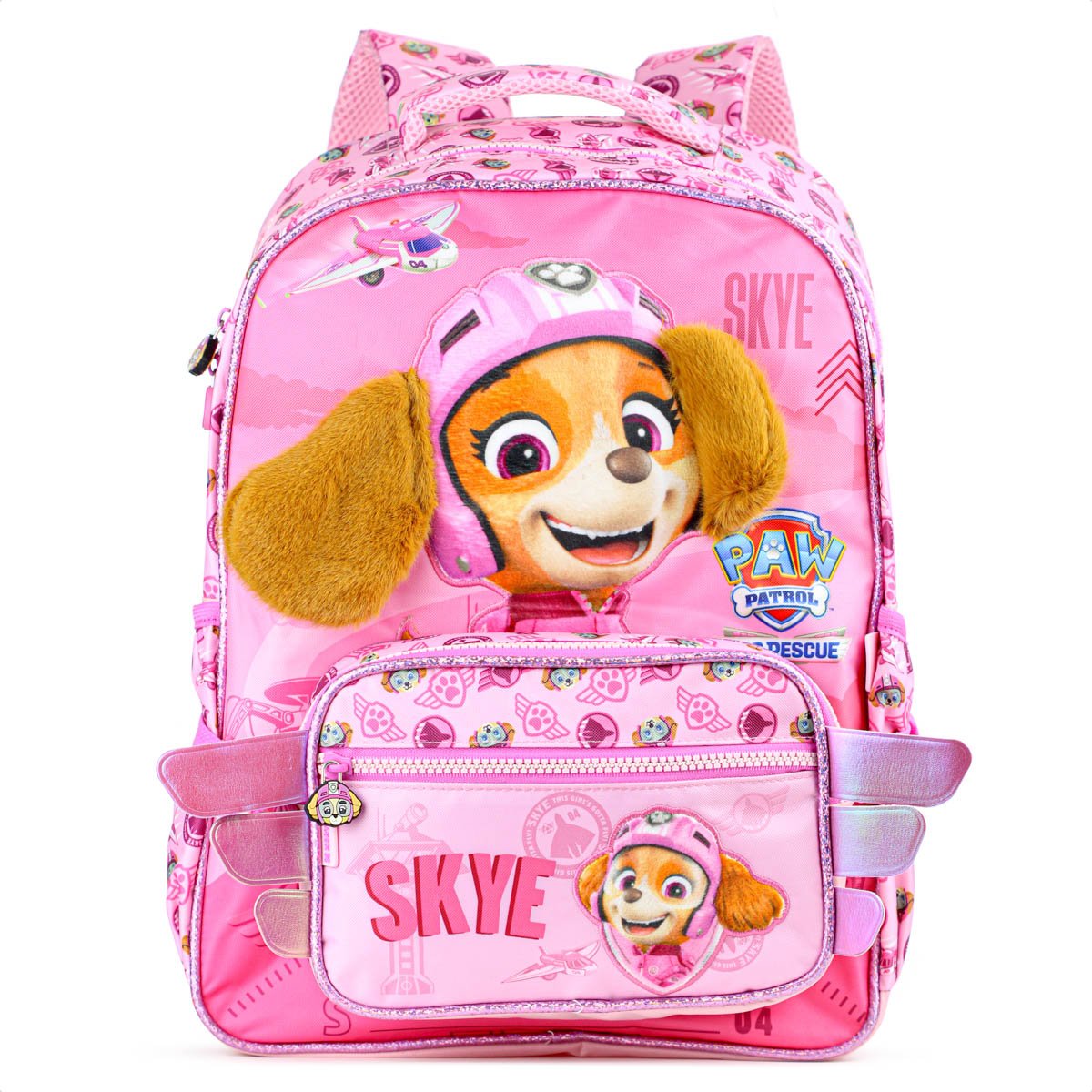 Mochila Escolar Xeryus 16 Patrulha Canina Skye 15262 Rosa - Infantil