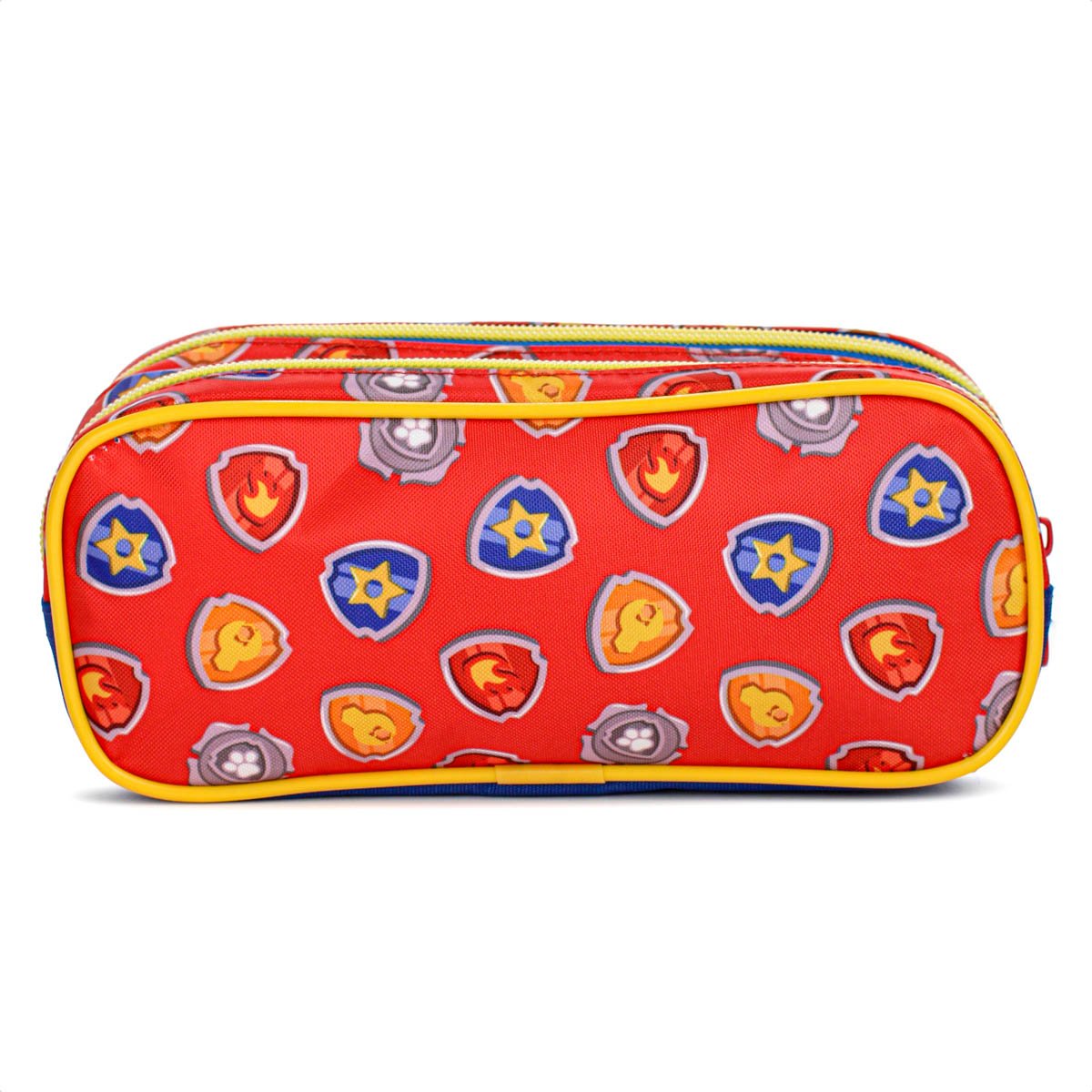 Estojo Duplo Xeryus Patrulha Canina 15296 Vermelho e Azul - Infantil Vermelho 5