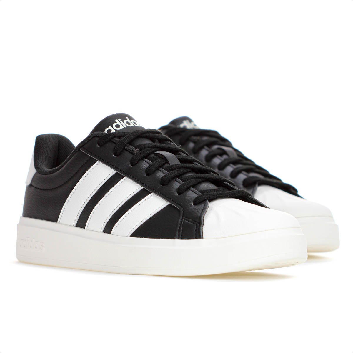Tenis Adidas Streettalk Preto e Branco - Feminino Preto 3
