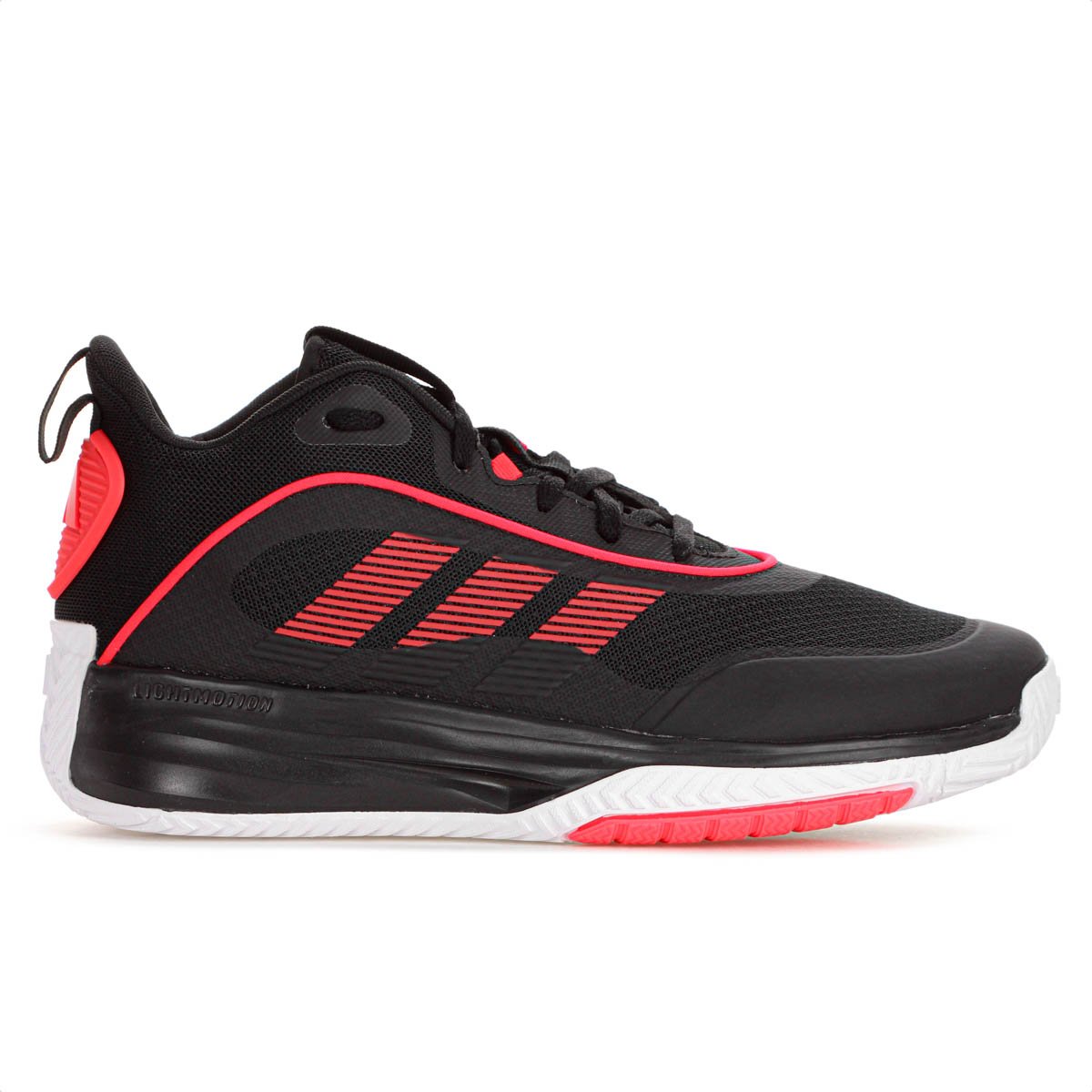 Tenis Adidas Own The Game 3.0 Preto e Coral - Masculino                    