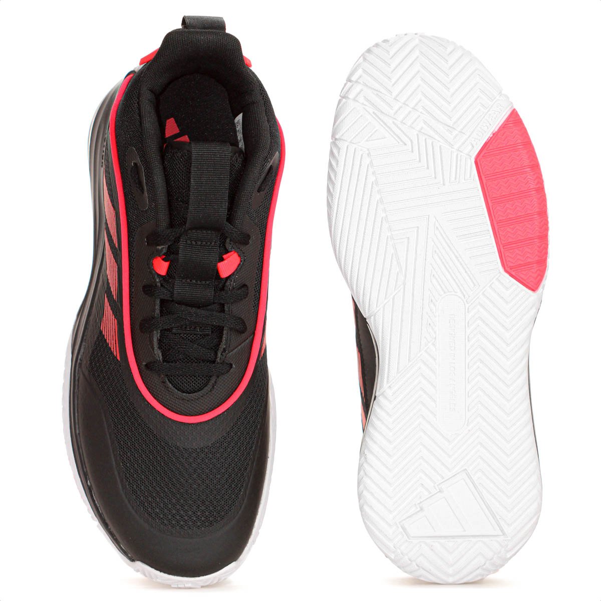 Tenis Adidas Own The Game 3.0 Preto e Coral - Masculino Preto 3