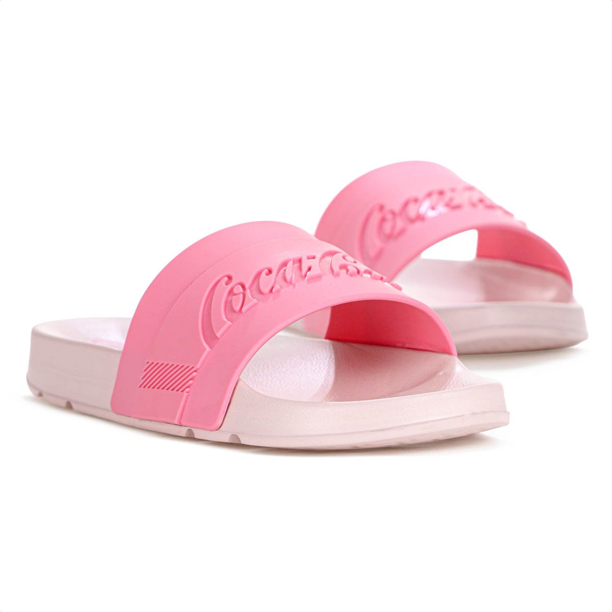 Chinelo Coca Cola Slide Injetado Rosa - Feminino Rosa 4
