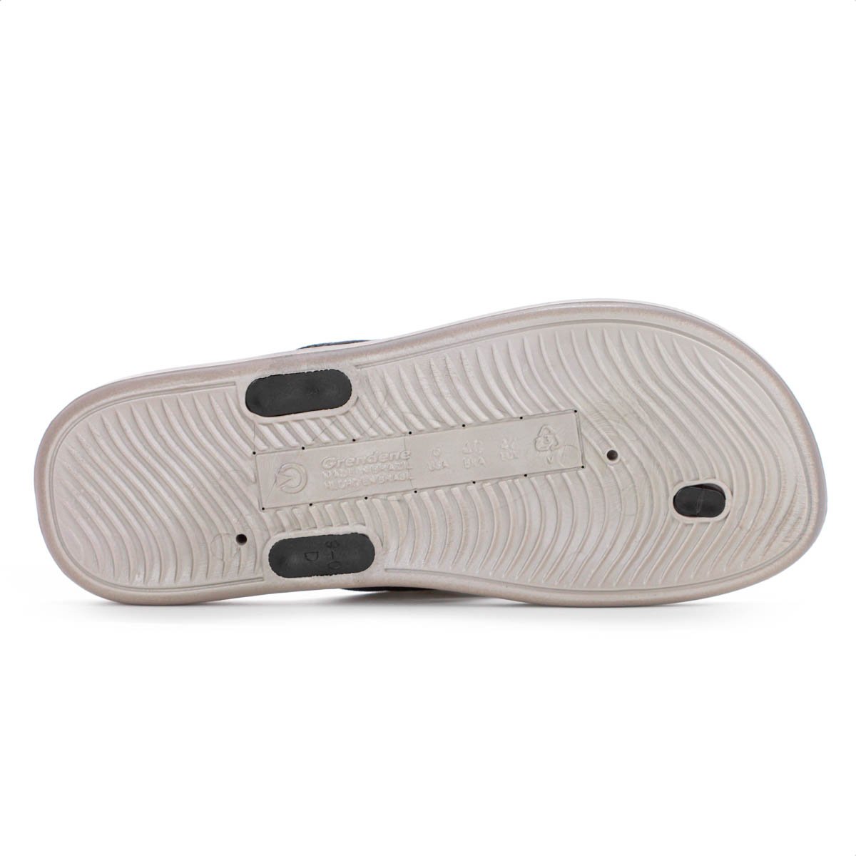 Chinelo Cartago Palermo II Preto Marrom e Cinza - Masculino Preto 5