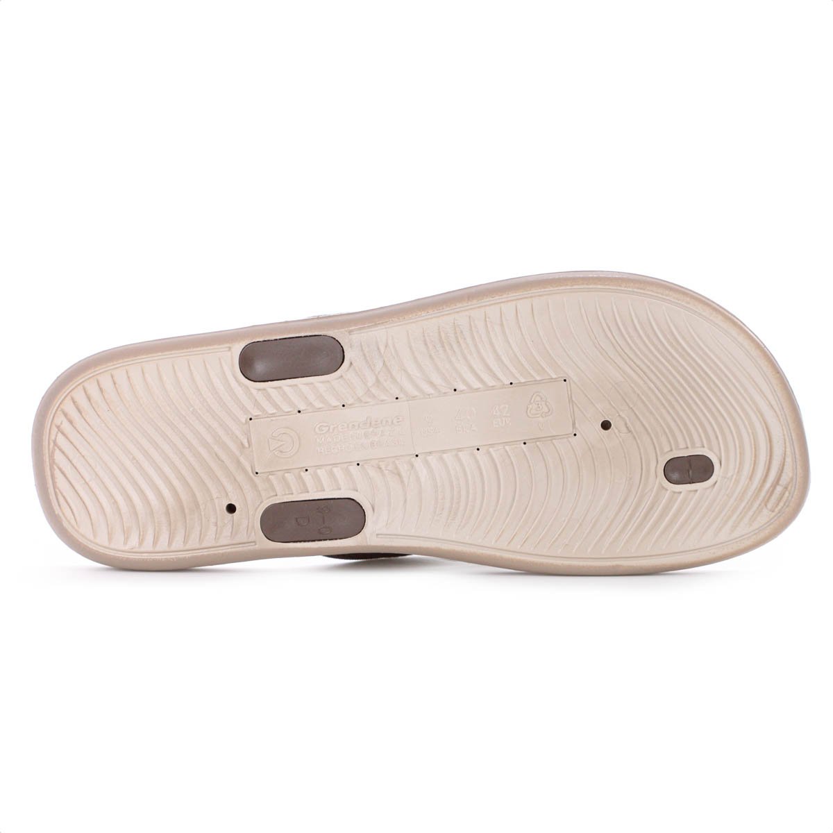 Chinelo Cartago Palermo II Marrom e Bege - Masculino Marrom 6