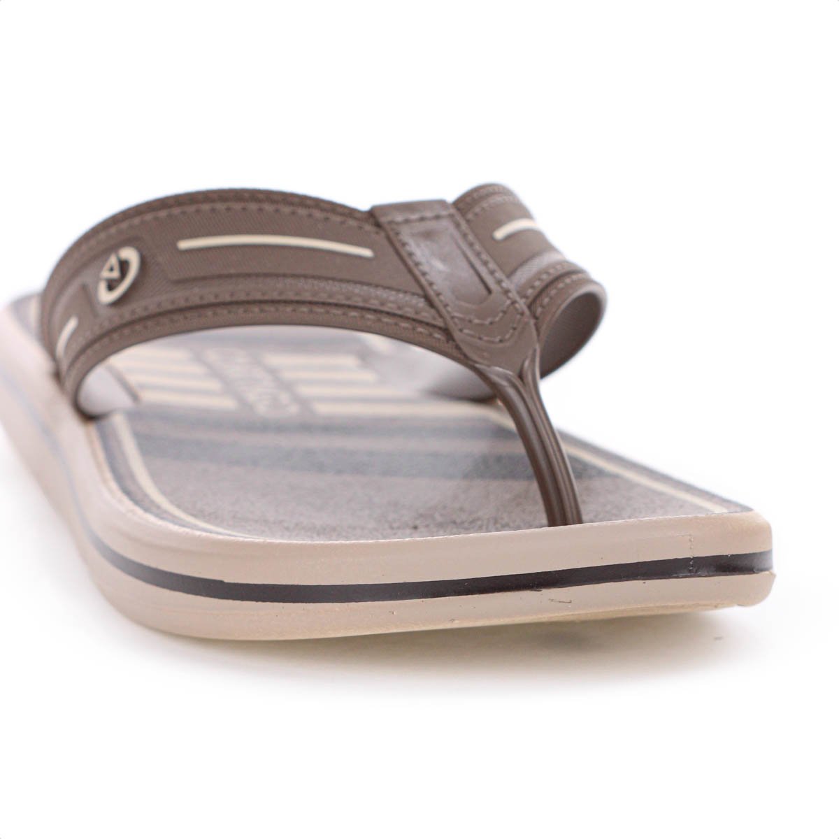 Chinelo Cartago Palermo II Marrom e Bege - Masculino Marrom 7