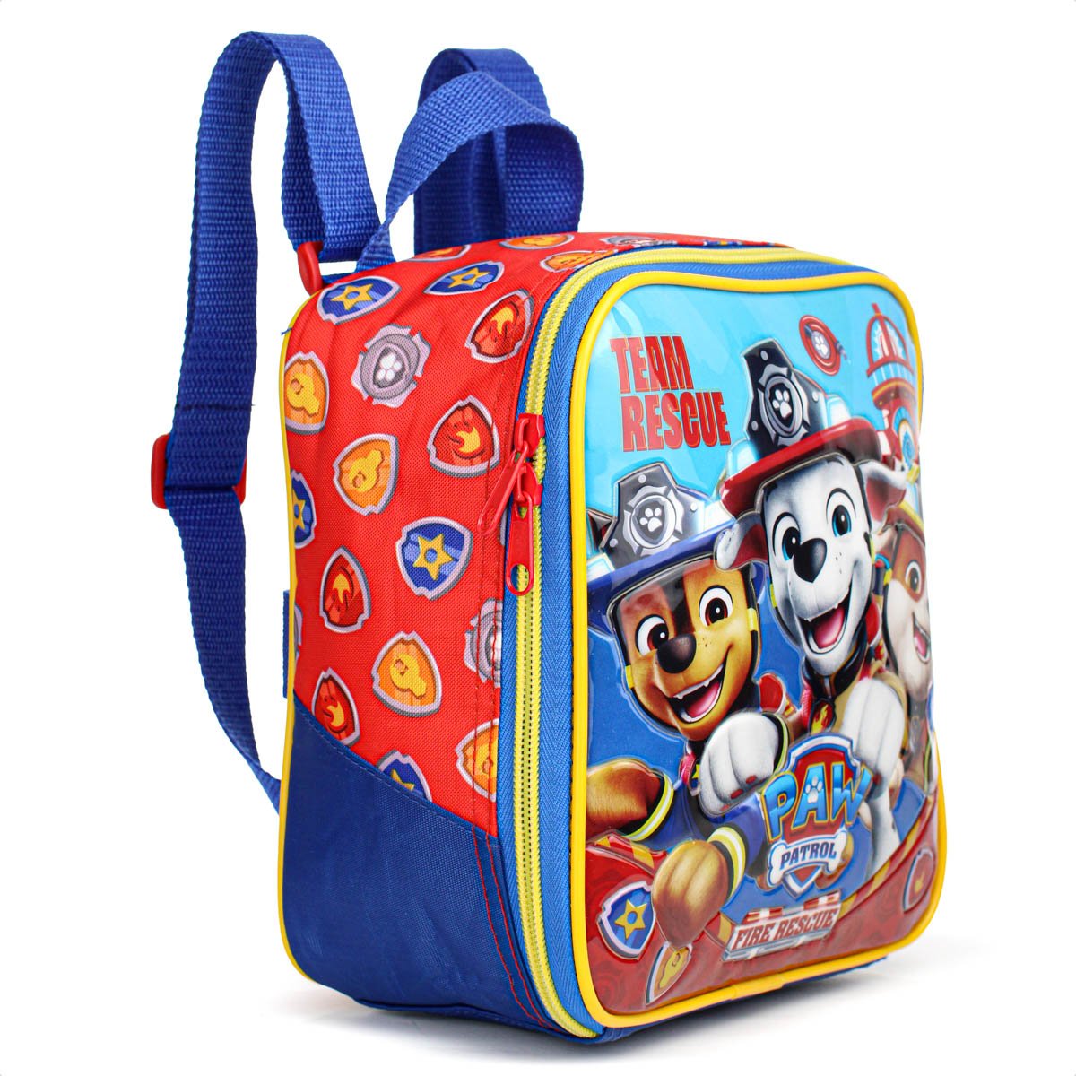 Lancheira Escolar Xeryus Patrulha Canina 15294 Vermelho e Azul - Infantil Vermelho 2