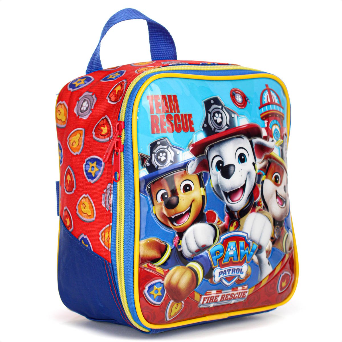 Lancheira Escolar Xeryus Patrulha Canina 15294 Vermelho e Azul - Infantil Vermelho 4