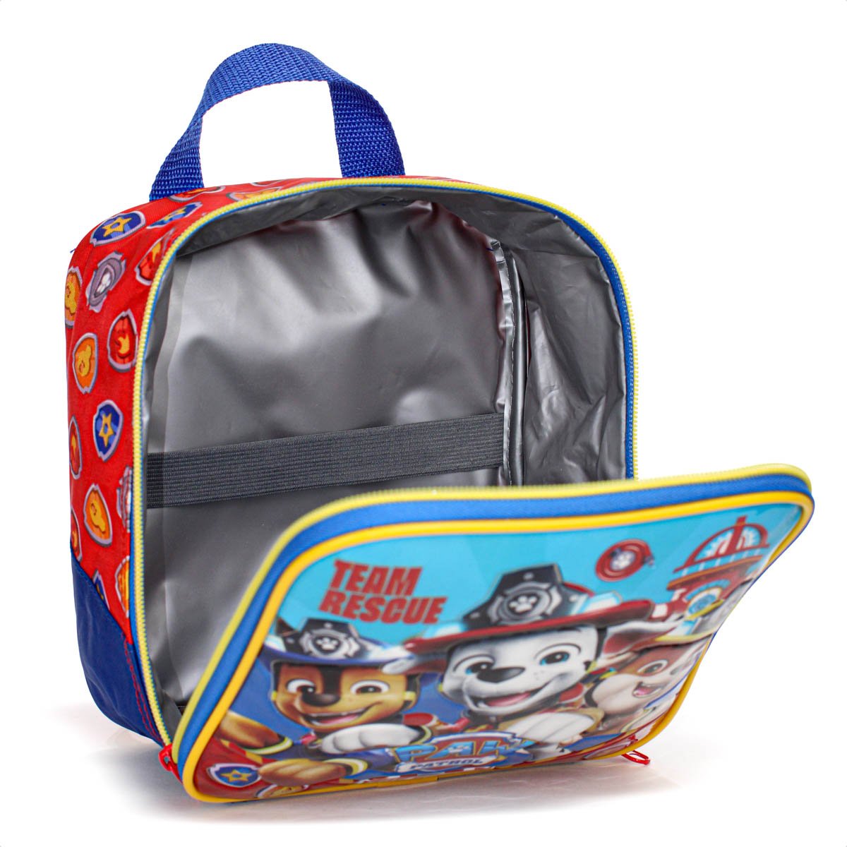 Lancheira Escolar Xeryus Patrulha Canina 15294 Vermelho e Azul - Infantil Vermelho 5