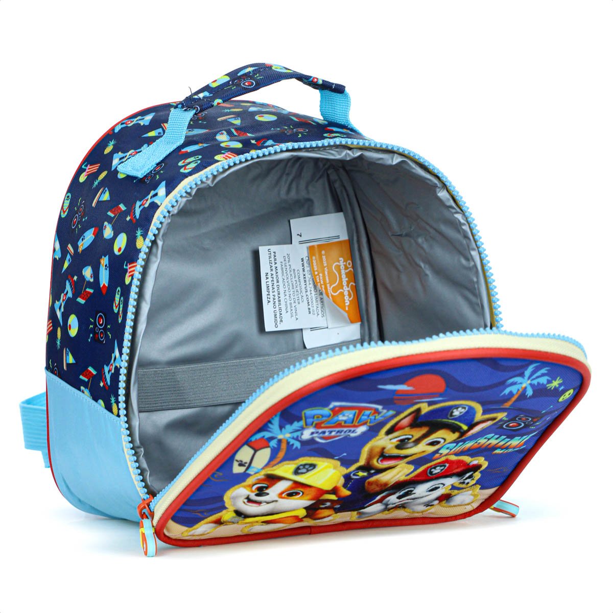 Lancheira Escolar Xeryus Patrulha Canina 15304 Azul - Infantil  Azul 8