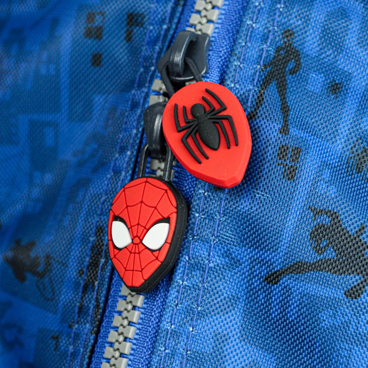 Mochila Com Rodas Escolar Xeryus 17 Spider Man 14950 Azul e Vermelho - Infantil Azul 5