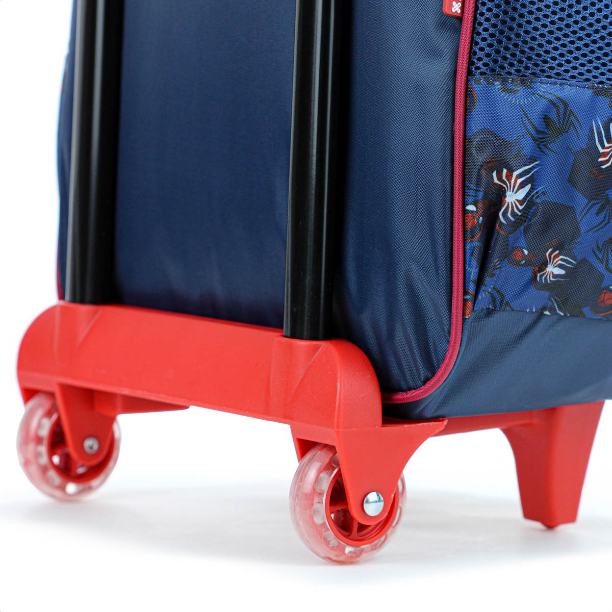 Mochila Com Rodas Escolar Xeryus 16 Spider Man Face 13370 Azul - Infantil Azul 9