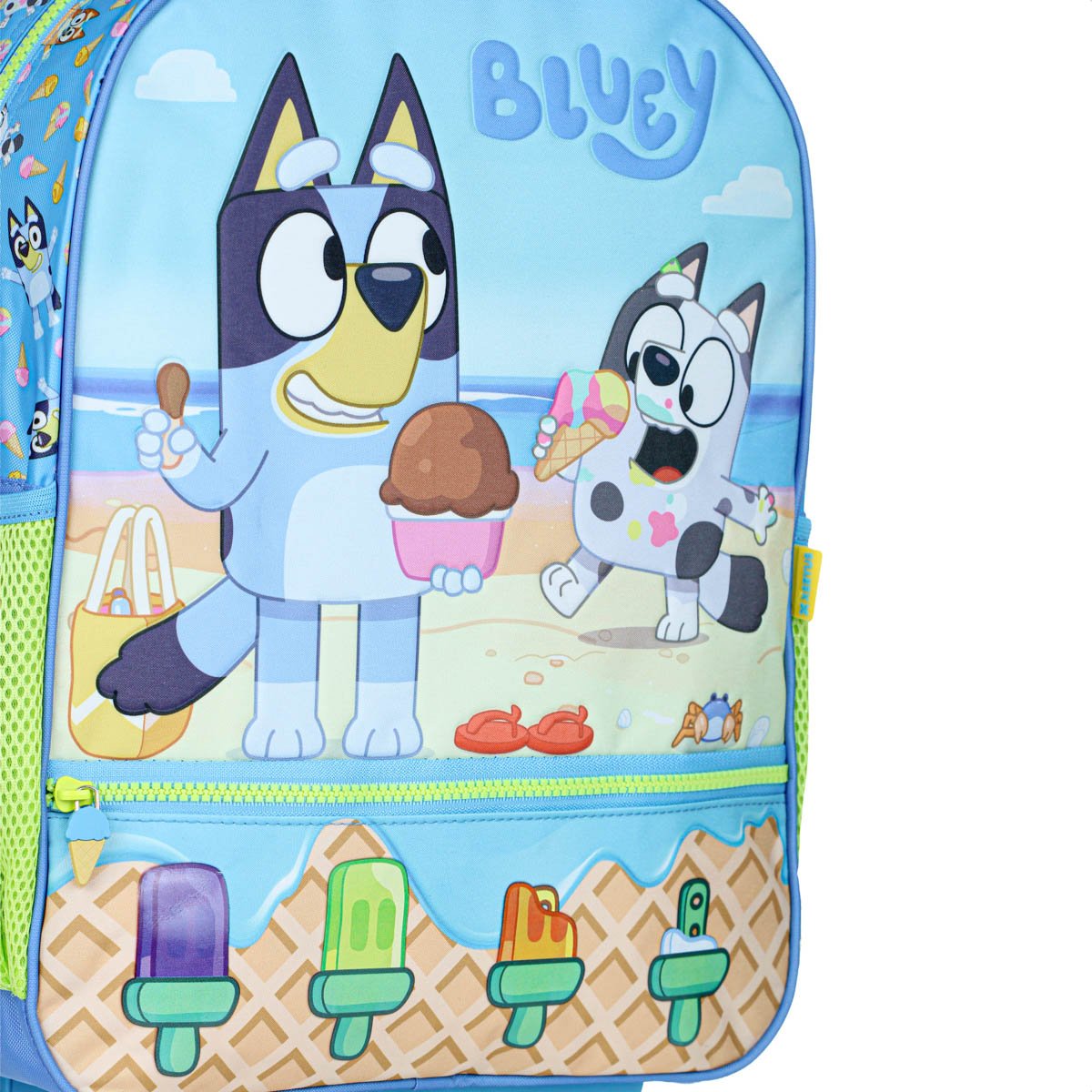 Mochila Com Rodas Escolar Xeryus 16  Bluey 15540 Azul e Verde - Infantil Azul 2