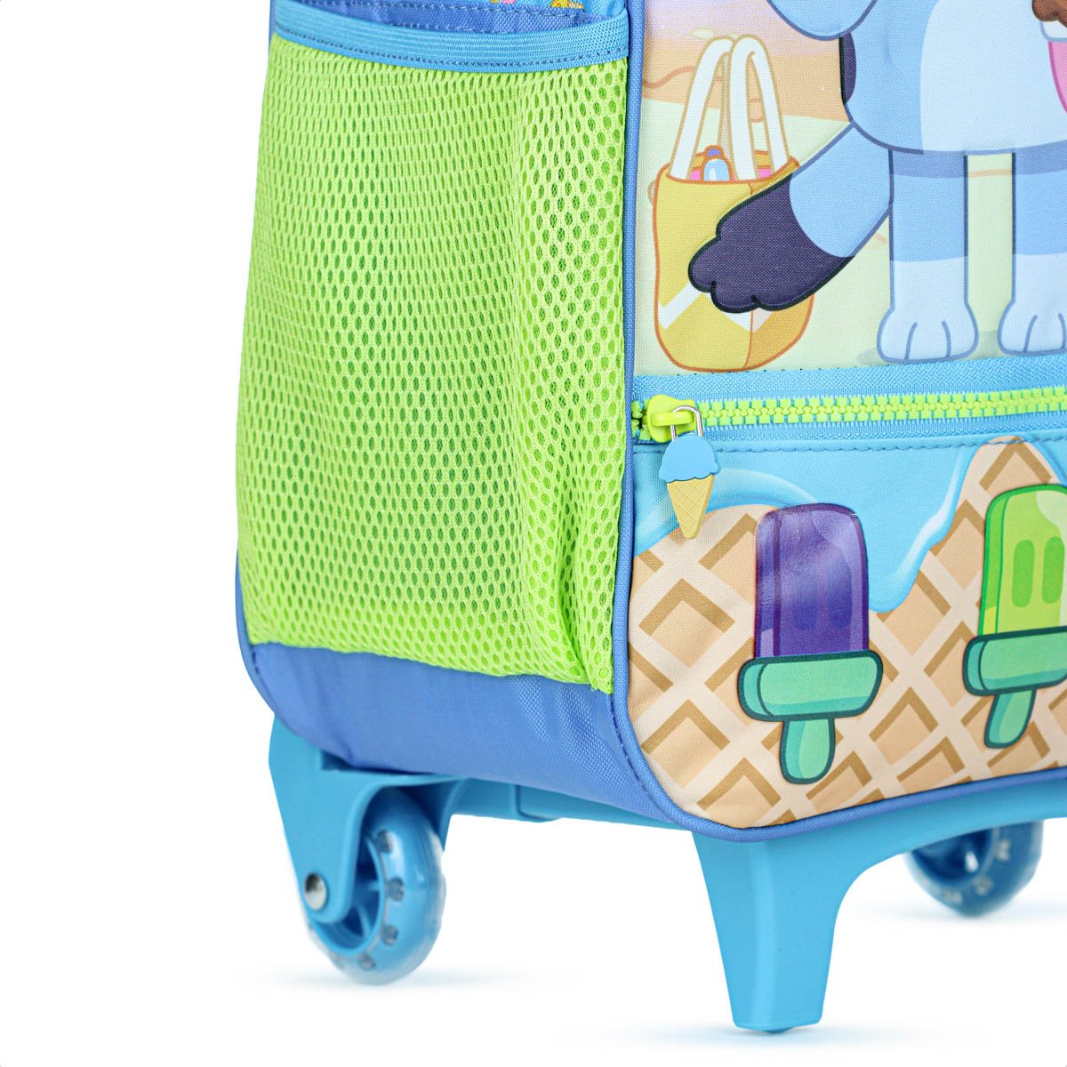 Mochila Com Rodas Escolar Xeryus 16  Bluey 15540 Azul e Verde - Infantil Azul 5