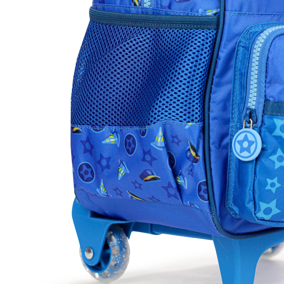 Mochila Com Rodas Escolar Xeryus 16 Patrulha Canina Chase 15350 Azul - Infantil Azul 3