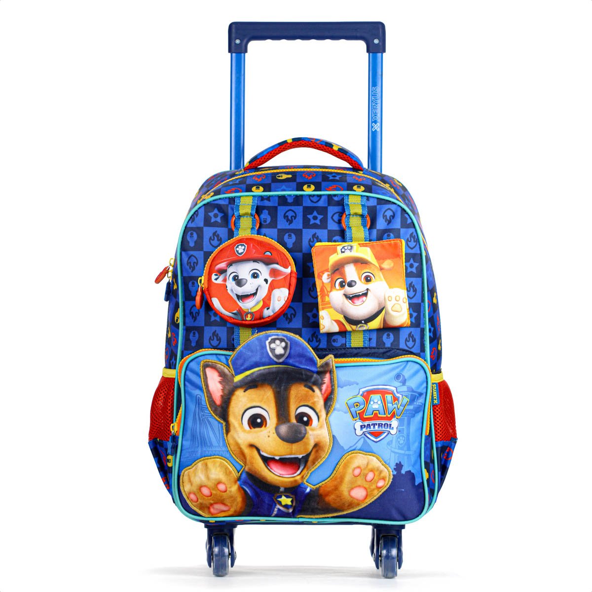 Mochila Com 4 Rodas Escolar Xeruys 16 Patrulha Canina 15330 Azul - Infantil
