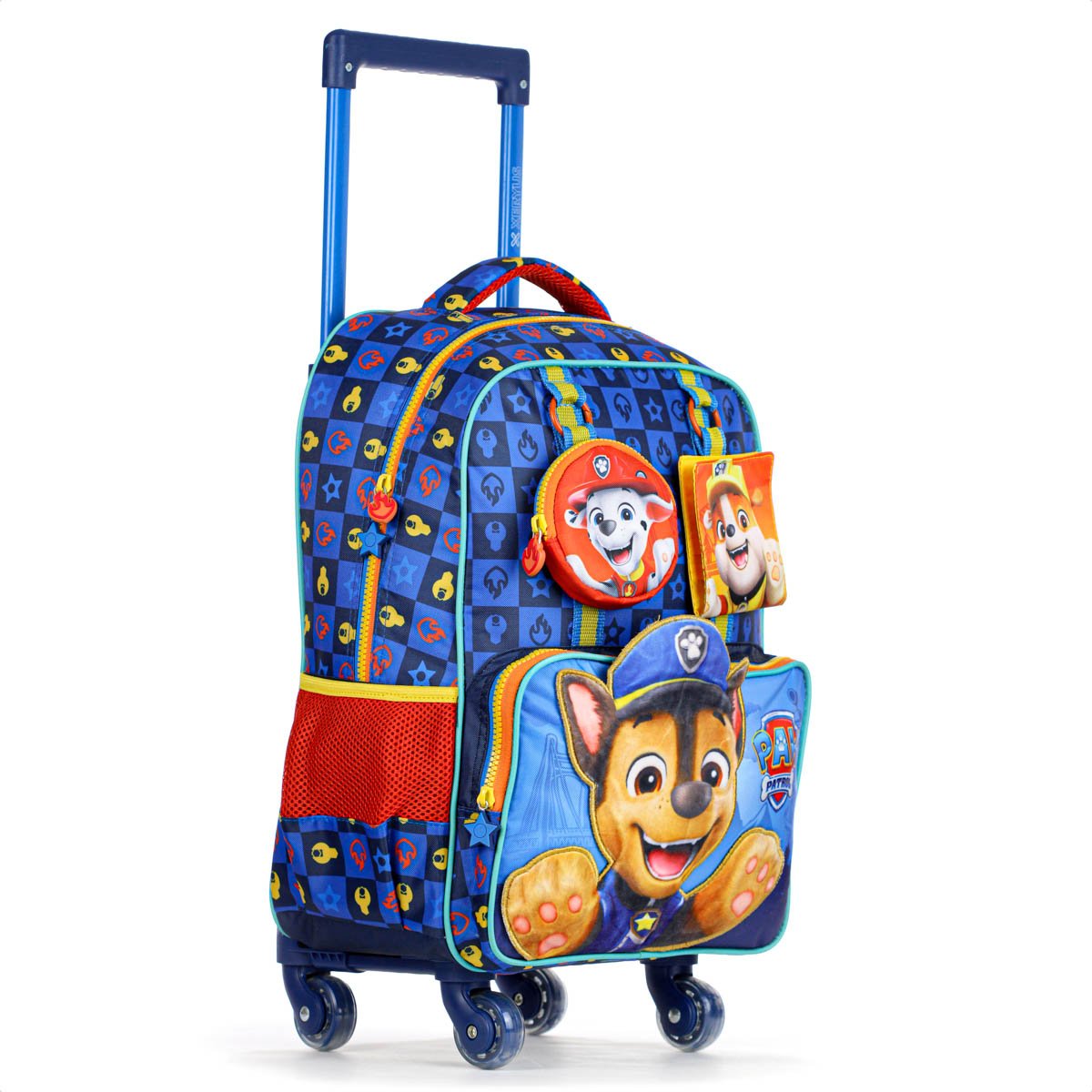 Mochila Com 4 Rodas Escolar Xeruys 16 Patrulha Canina 15330 Azul - Infantil Azul 2