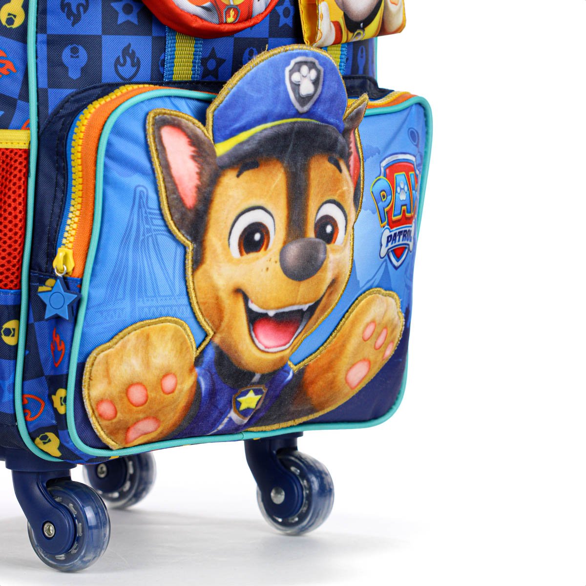Mochila Com 4 Rodas Escolar Xeruys 16 Patrulha Canina 15330 Azul - Infantil Azul 4