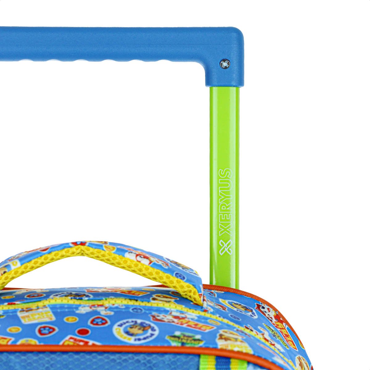 Mochila Com Rodas Escolar Xeryus Patrulha Canina 15310 Azul e Verde - Infantil Verde 3