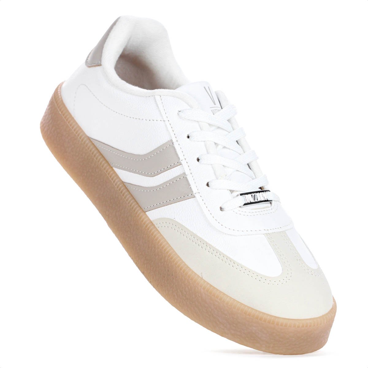 Tenis Vizzano Napa Floather Branco e Cinza - Feminino Branco 5