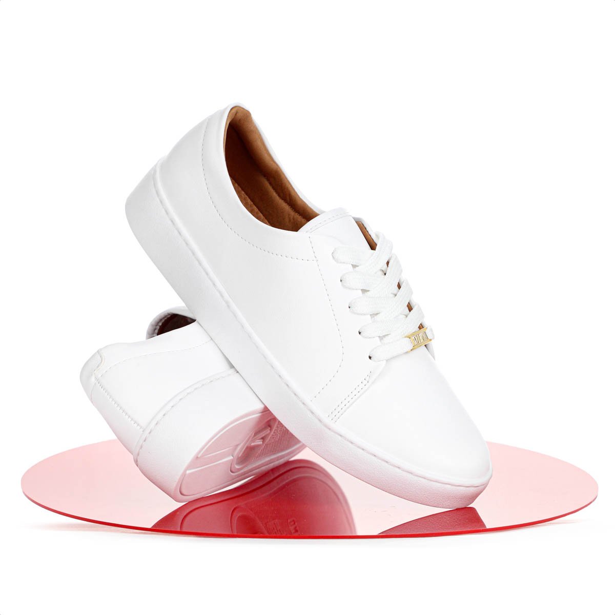 Tenis Vizzano Casual Liso Branco - Feminino Branco 9