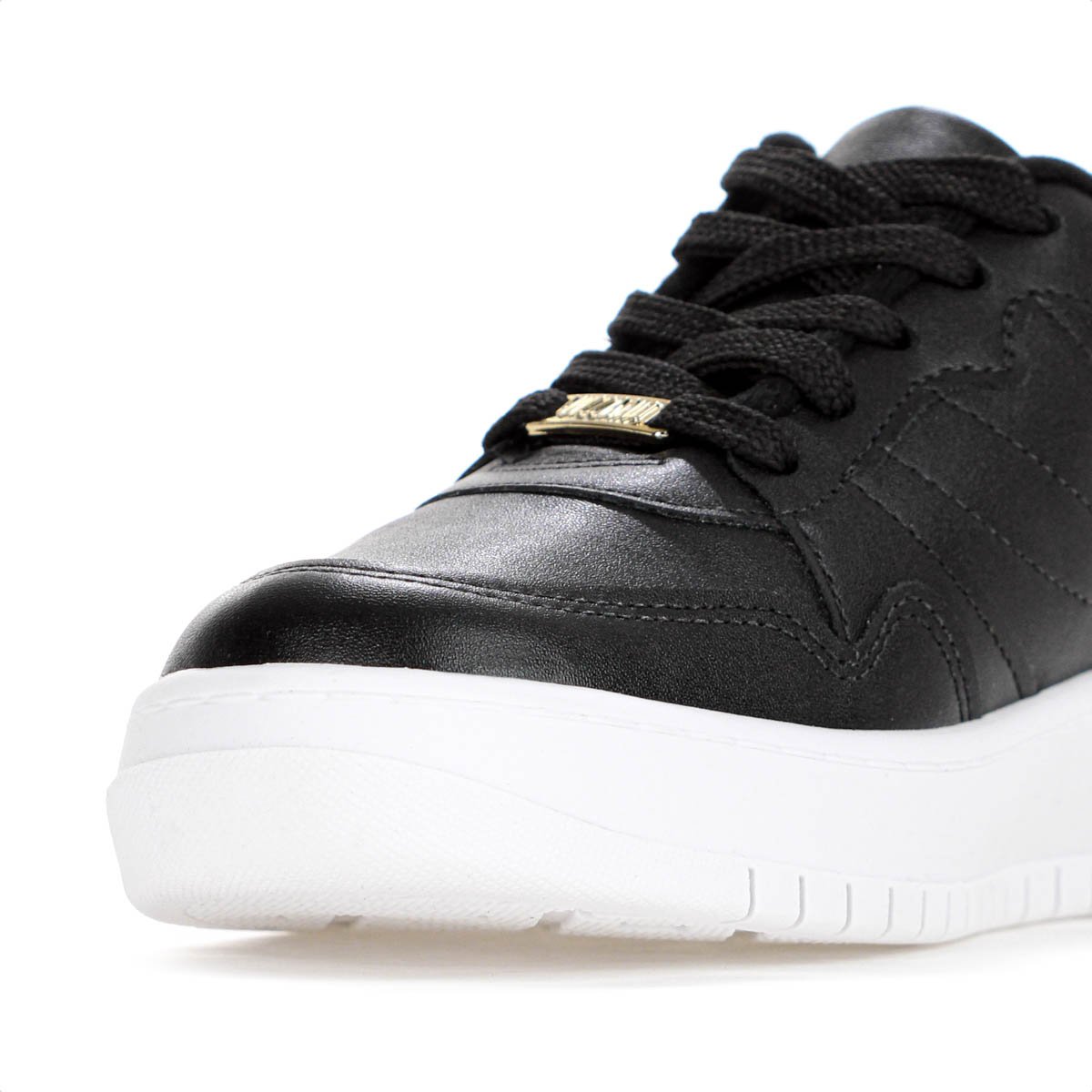 Tenis Vizzano Flatform Preto e Branco - Feminino Preto 6