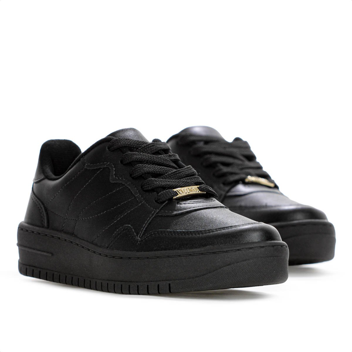 Tenis Vizzano Flatform All Black - Feminino Preto 3