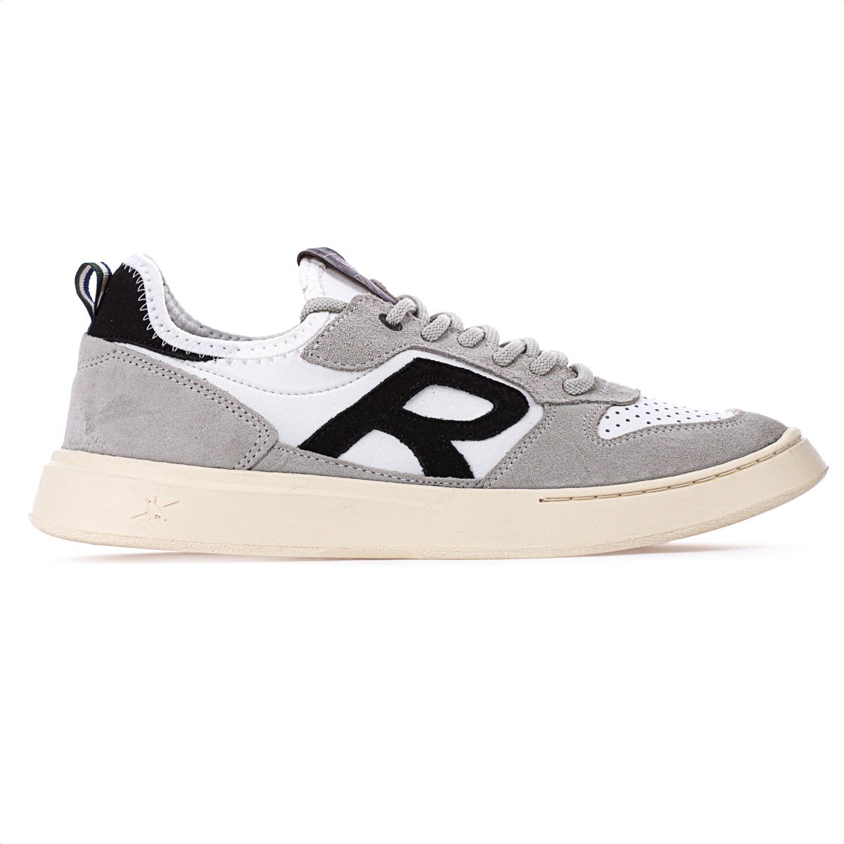 Tenis Reserva Type-R Branco Cinza e Preto - Masculino