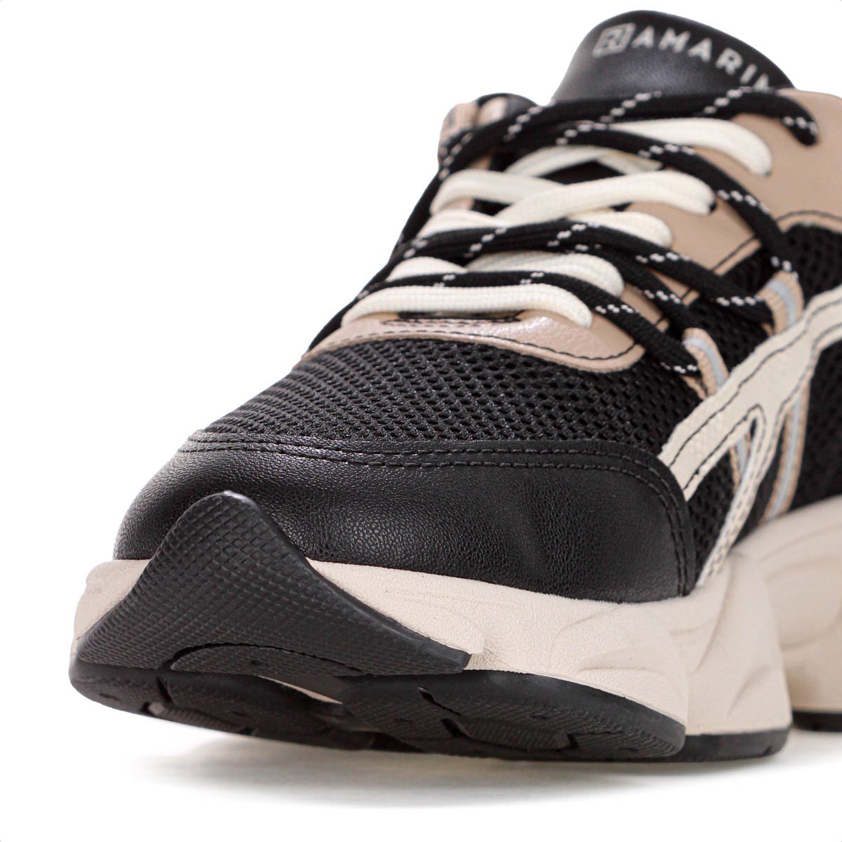 Tenis Ramarim Mocca Preto e Bege - Feminino Preto
