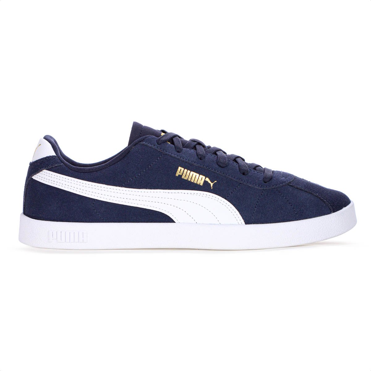 Tenis Puma Club II Azul Escuro  e Branco - Masculino