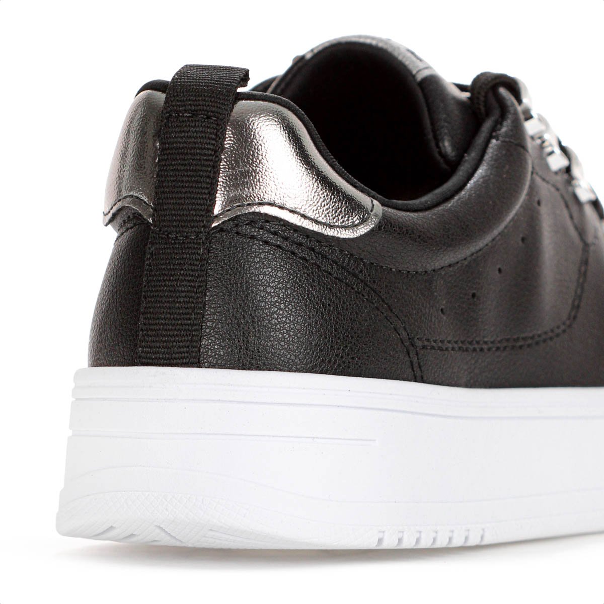 Tenis Ramarim Cacharel Preto e Prata - Feminino Preto 7