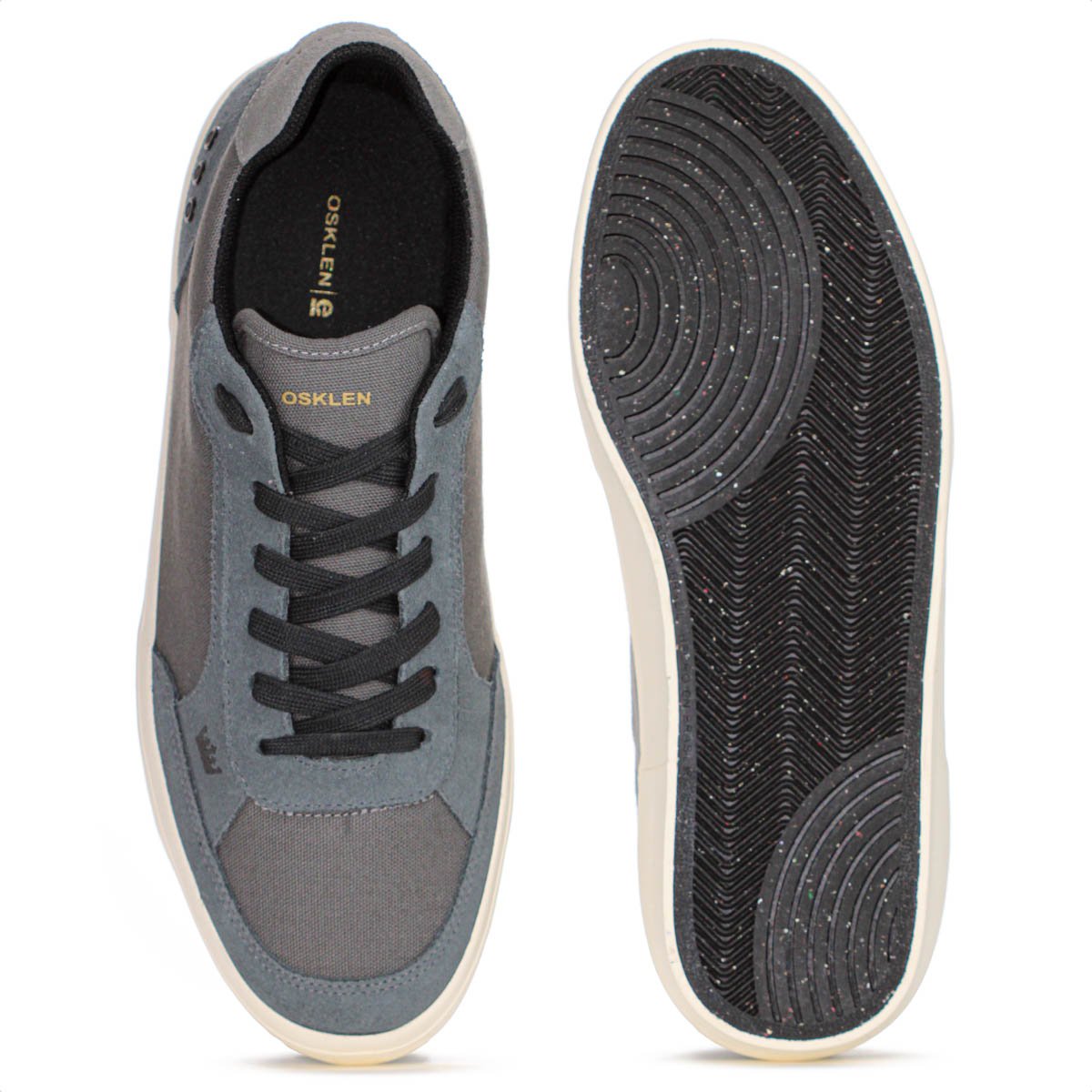 Tenis Osklen Flip Lona Cinza - Masculino Cinza 7