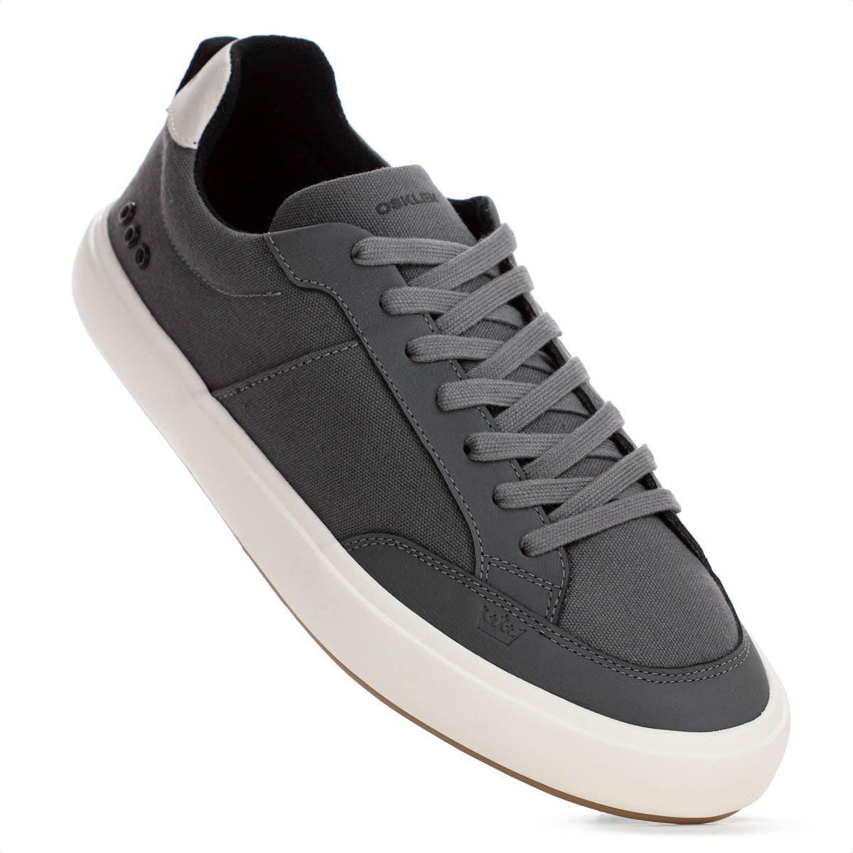 Tenis Osklen Float Lona Cinza Escuro - Masculino Cinza 3