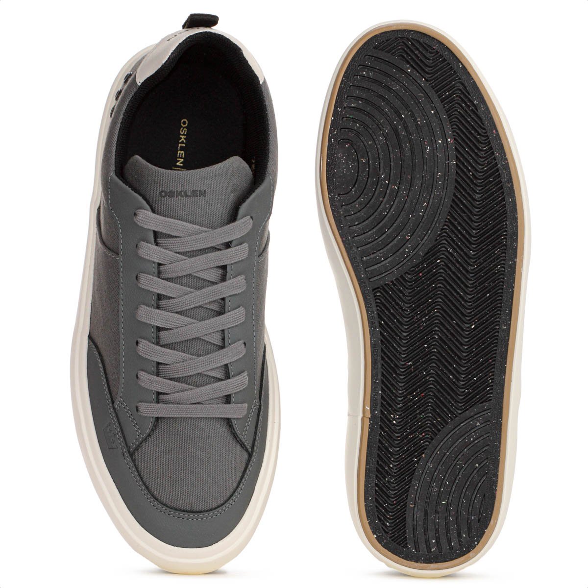 Tenis Osklen Float Lona Cinza Escuro - Masculino Cinza 7