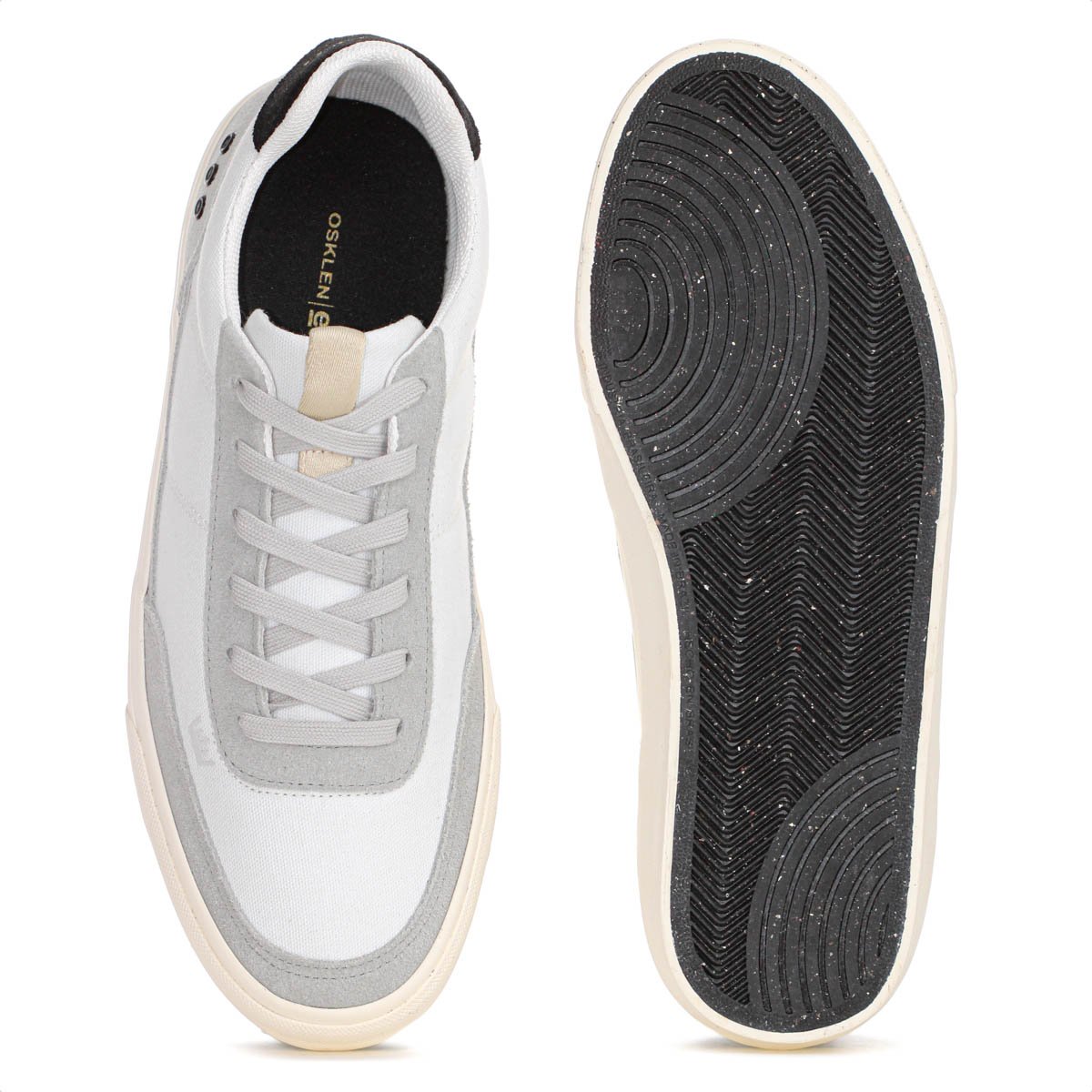 Tenis Osklen Axcel Vucan Branco e Cinza - Masculino Branco 7