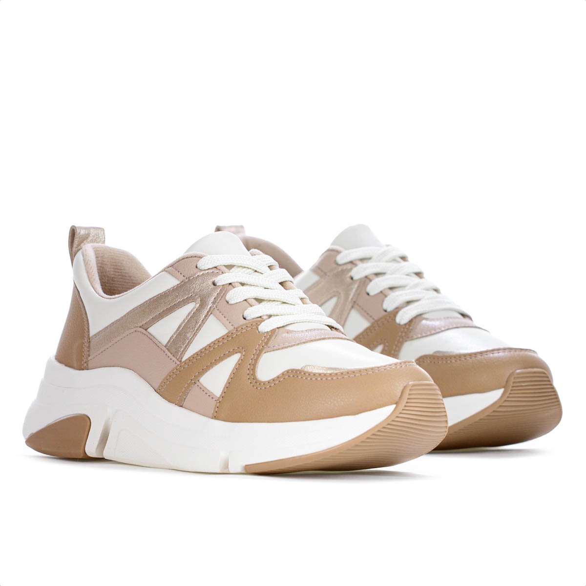 Tenis Modare Napa Suprema Off White Rose e Marrom - Feminino Off White 3