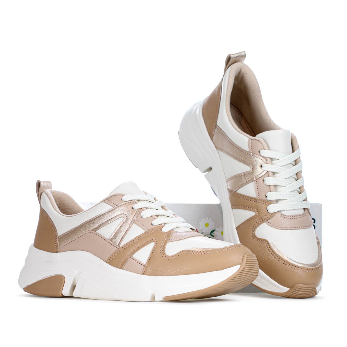 Tenis Modare Napa Suprema Off White Rose e Marrom - Feminino Off White 9