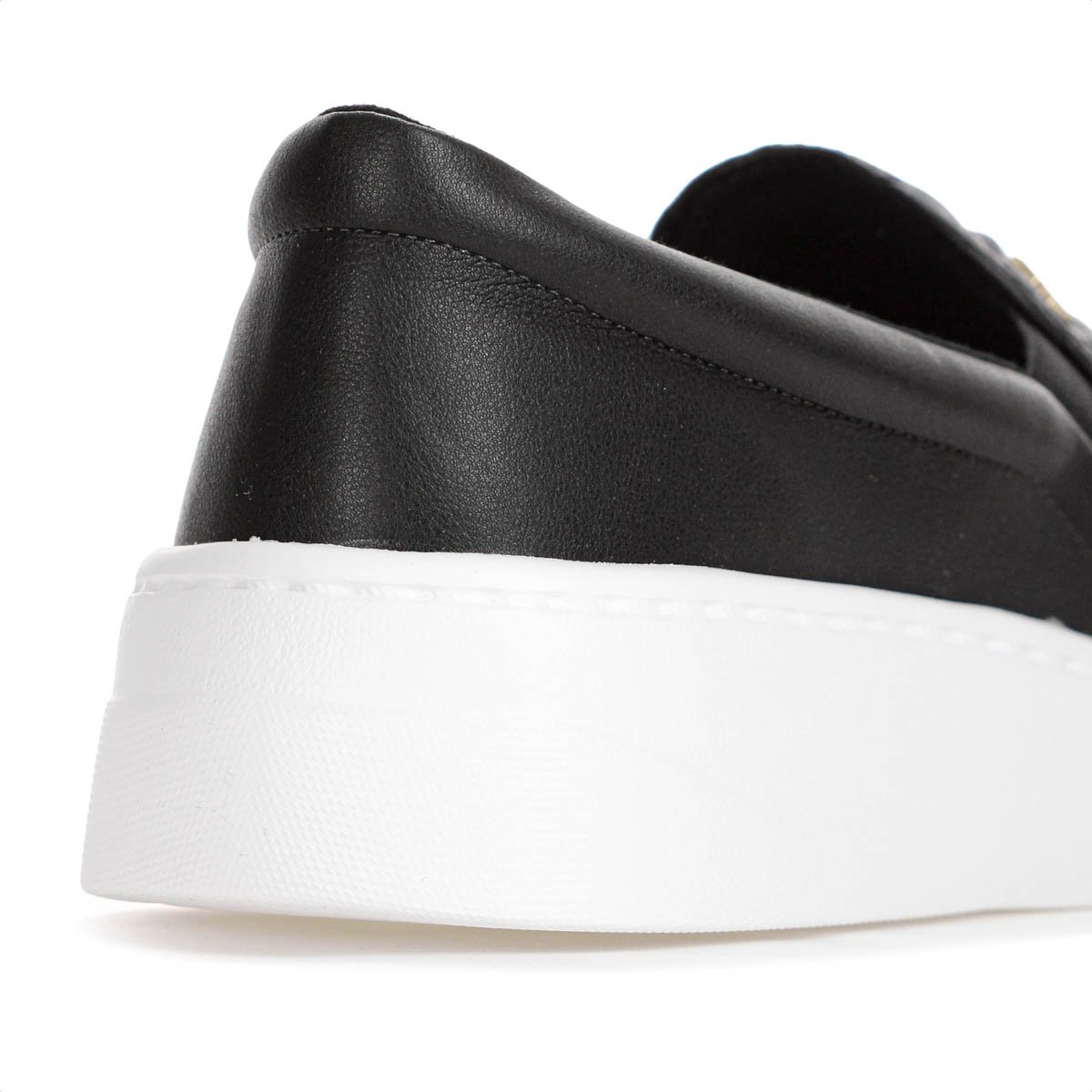 Tenis Modare Slip On Matelasse Preto e Branco - Feminino Preto 7